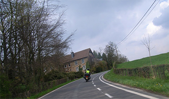 Route vanaf Valkenburg naar Nordschleife Nurburgring (Duitsland)